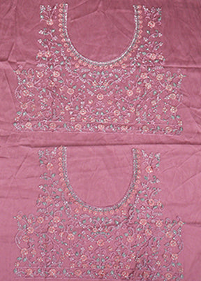 Pink Pure SIlk Dupatta Lehenga Set