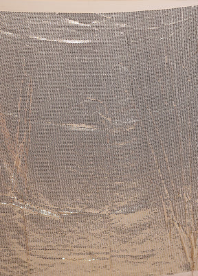 Gold Georgette Saree With Blouse Piece