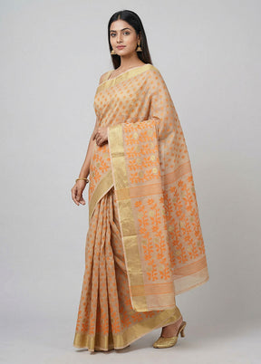 Multicolor Jamdani Cotton Saree Without Blouse Piece