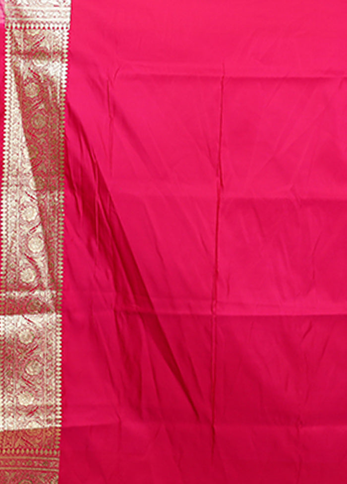 Green Tanchoi Silk Saree With Blouse Piece