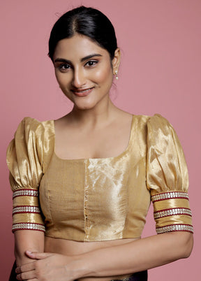 Golden Tissue Designer Blouse - Indian Silk House Agencies