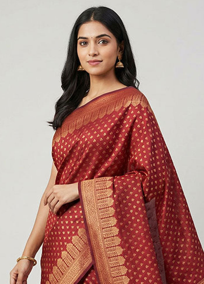 Green Uppada Silk Saree With Blouse Piece