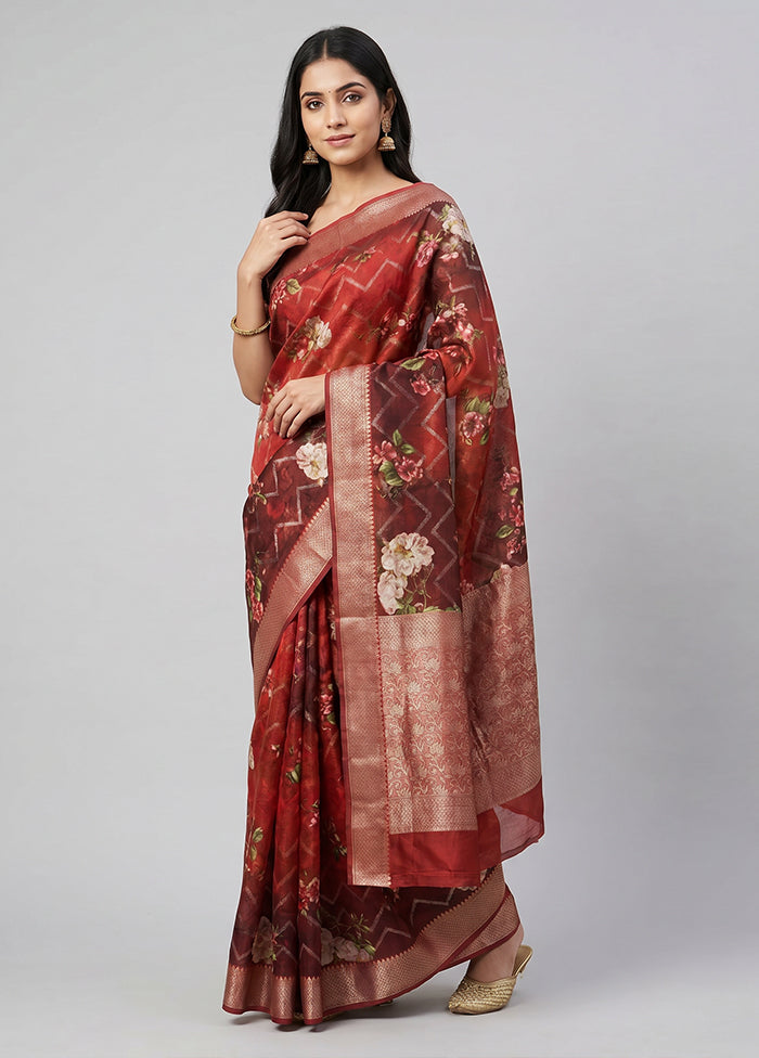Black Tussar Silk Saree With Blouse Piece