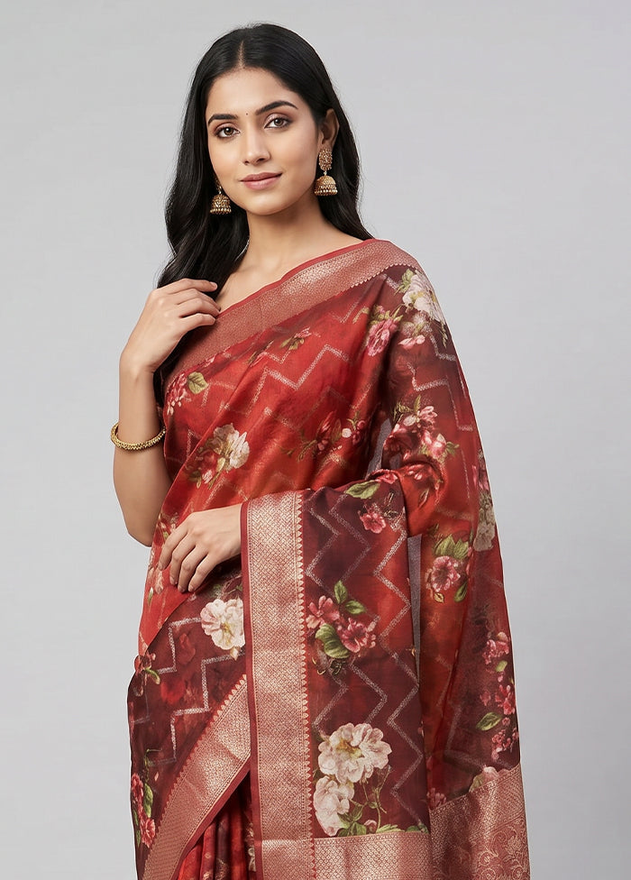 Black Tussar Silk Saree With Blouse Piece