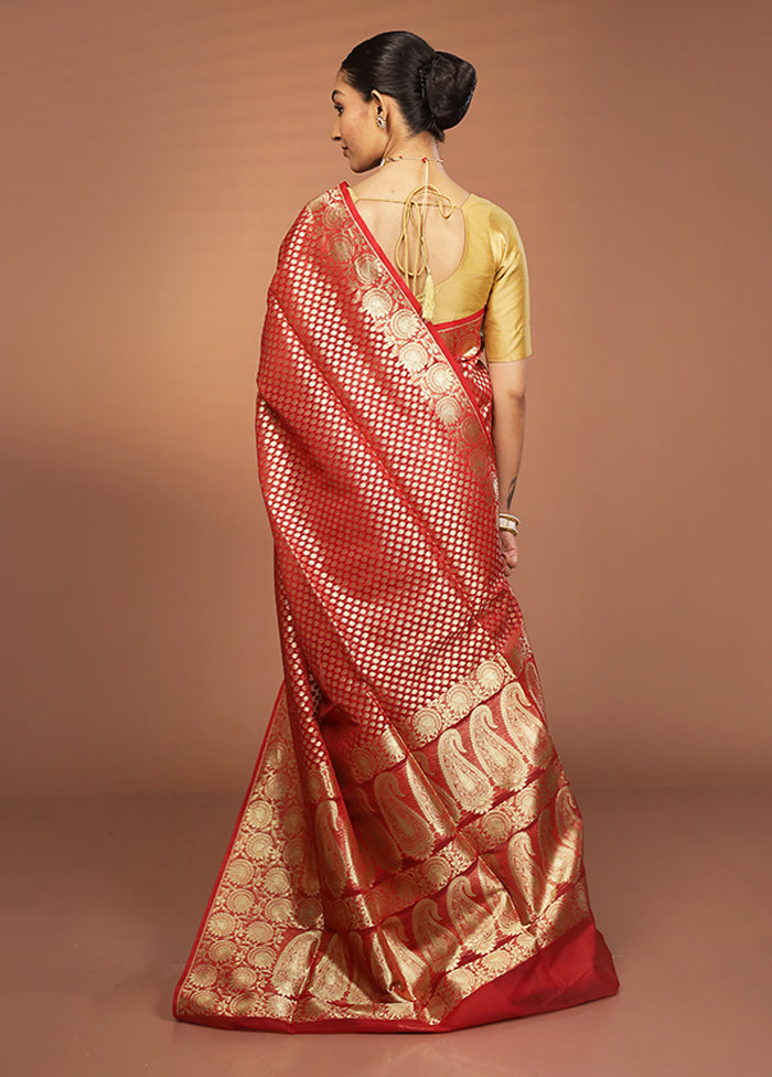 Multicolor Kora Silk Saree With Blouse Piece