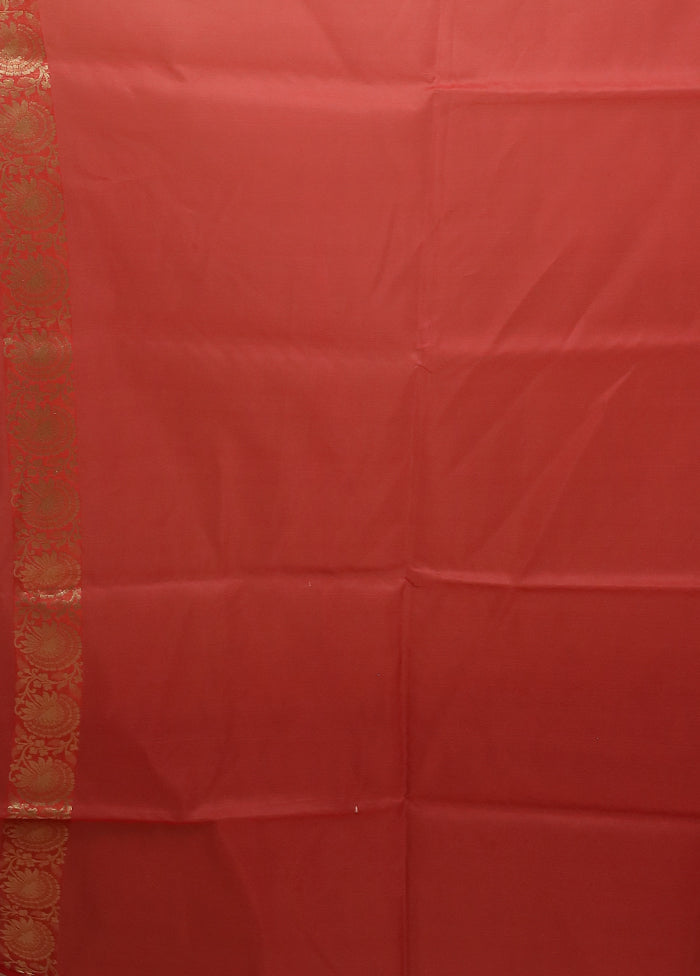 Multicolor Kora Silk Saree With Blouse Piece