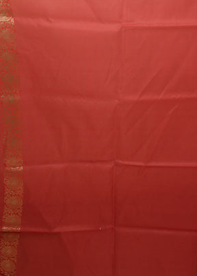 Multicolor Kora Silk Saree With Blouse Piece