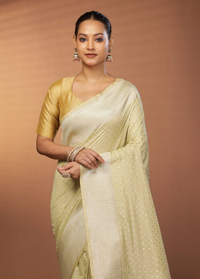 Multicolor Uppada Silk Saree With Blouse Piece