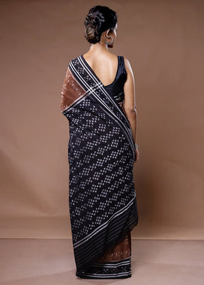 Rust Orissa Cotton Saree Without Blouse Piece - Indian Silk House Agencies