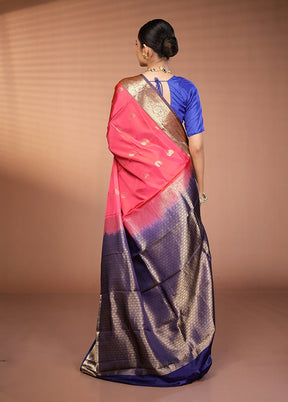 Green Kanjivaram Silk Saree With Blouse Piece