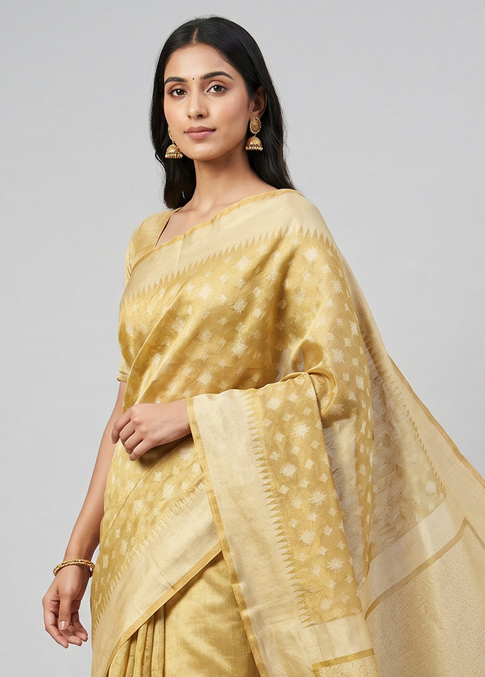 Multicolor Net Saree With Blouse Piece