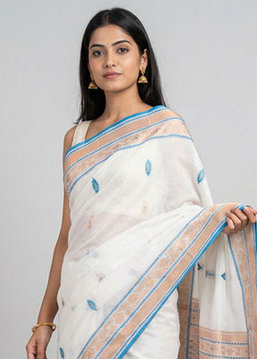 Multicolor Matka Silk Saree With Blouse Piece