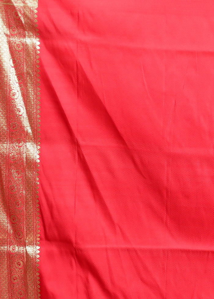 Blue Tanchoi Silk Saree With Blouse Piece