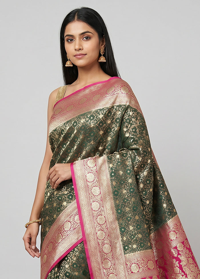 Cream Tanchoi Silk Saree With Blouse Piece