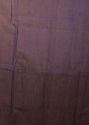 Blue Kora Silk Saree With Blouse Piece