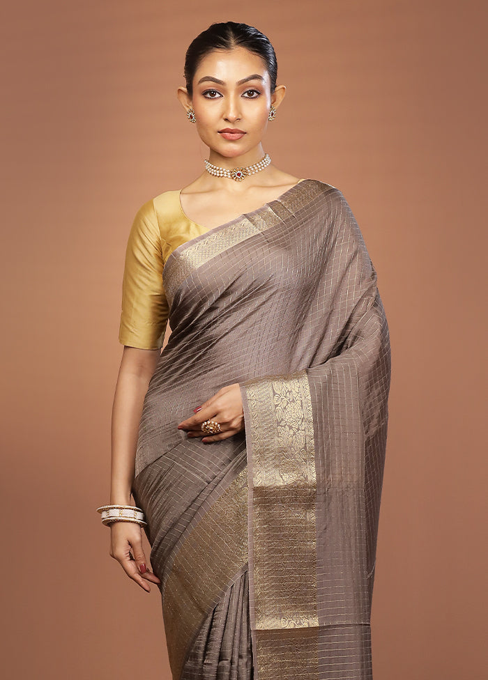Multicolor Chiffon Silk Saree With Blouse Piece