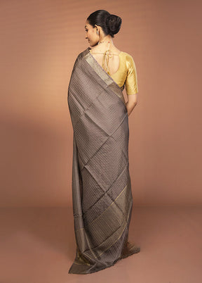 Multicolor Chiffon Silk Saree With Blouse Piece