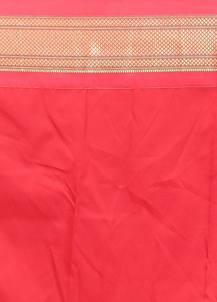 Green Kanjivaram Silk Saree With Blouse Piece