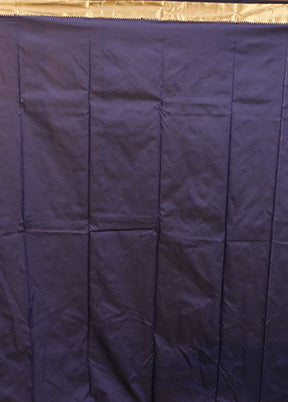 Blue Kanjivaram Silk Saree With Blouse Piece