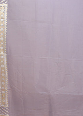 Multicolor Kora Silk Saree With Blouse Piece