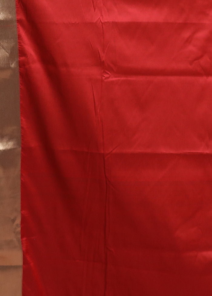 Grey Tussar Silk Saree With Blouse Piece