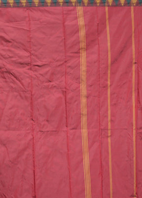 Blue Kanjivaram Silk Saree With Blouse Piece
