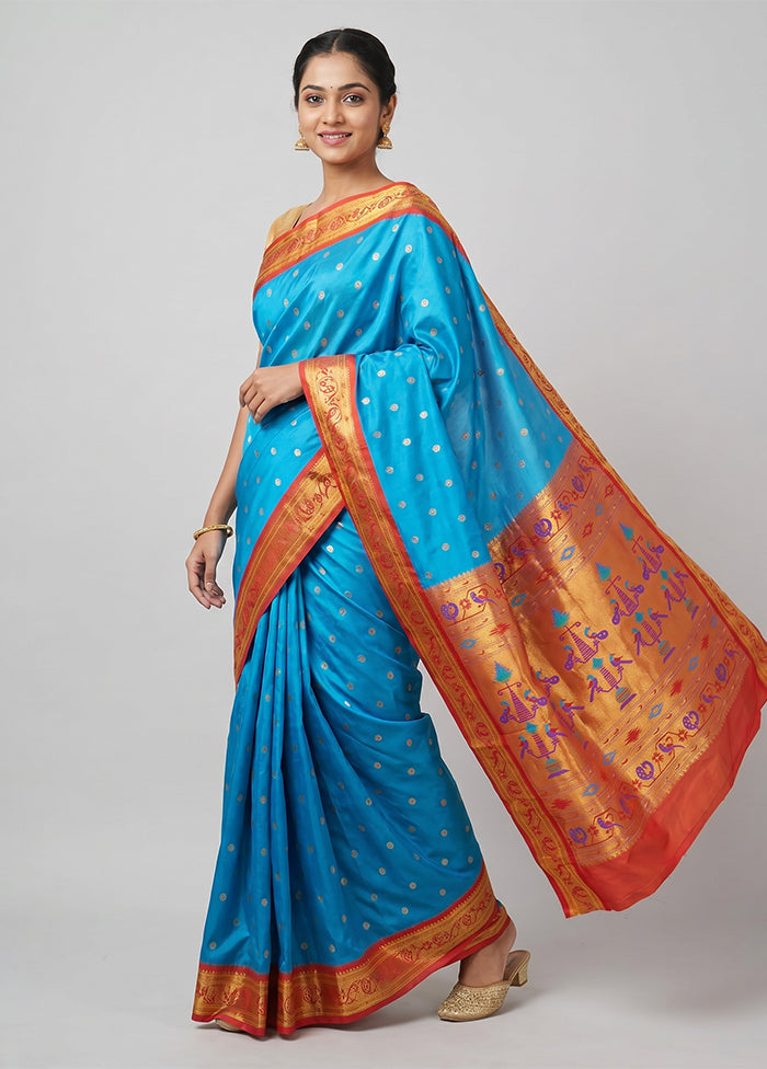 Green Kanjivaram Silk Saree With Blouse Piece