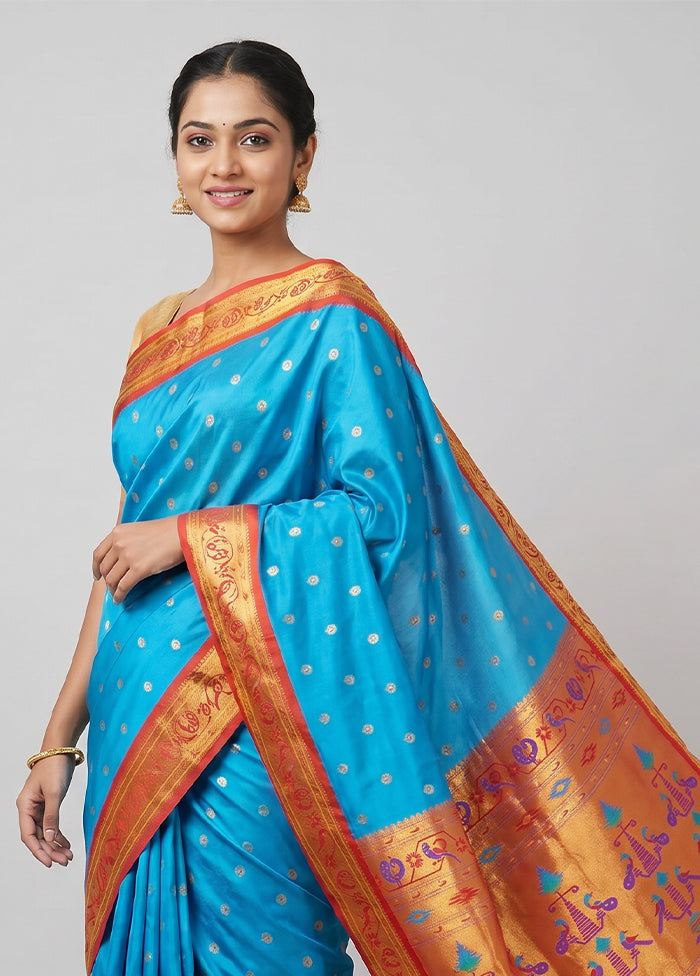 Green Kanjivaram Silk Saree With Blouse Piece