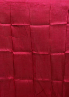 Blue Printed Pure Silk Saree Without Blouse Piece