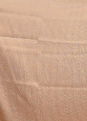 Cream Dupion Silk Saree With Blouse Piece