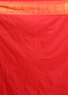 Multicolor Kanjivaram Silk Saree With Blouse Piece