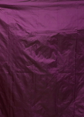 Purple Kanjivaram Silk Saree With Blouse Piece