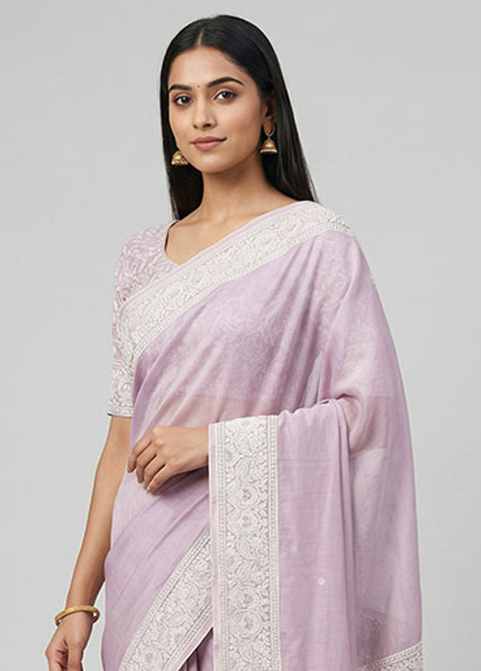 Multicolor Organza Saree With Blouse Piece