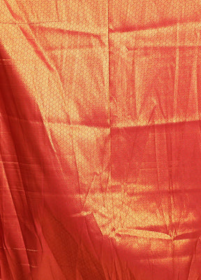 Pink Dupion Silk Saree With Blouse Piece