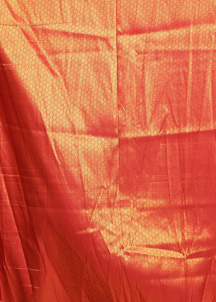 Pink Dupion Silk Saree With Blouse Piece