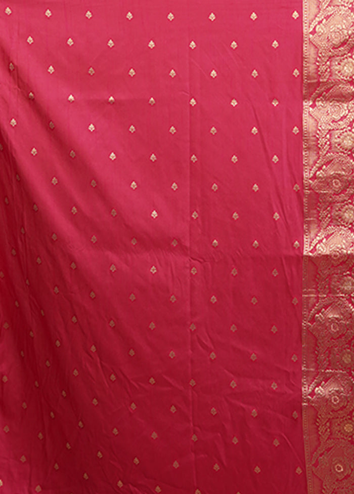 Green Dupion Silk Saree With Blouse Piece