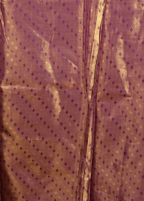 Gold Kanjivaram Silk Saree With Blouse Piece