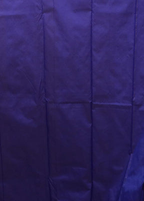 Blue Kanjivaram Silk Saree With Blouse Piece