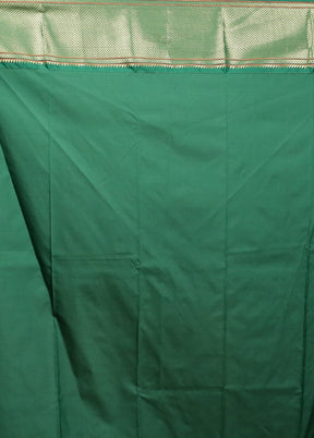 Blue Kanjivaram Silk Saree With Blouse Piece