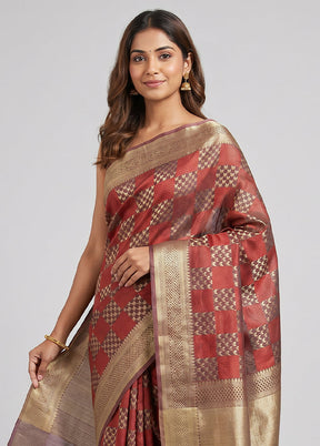 Multicolor Cotton Saree With Blouse Piece