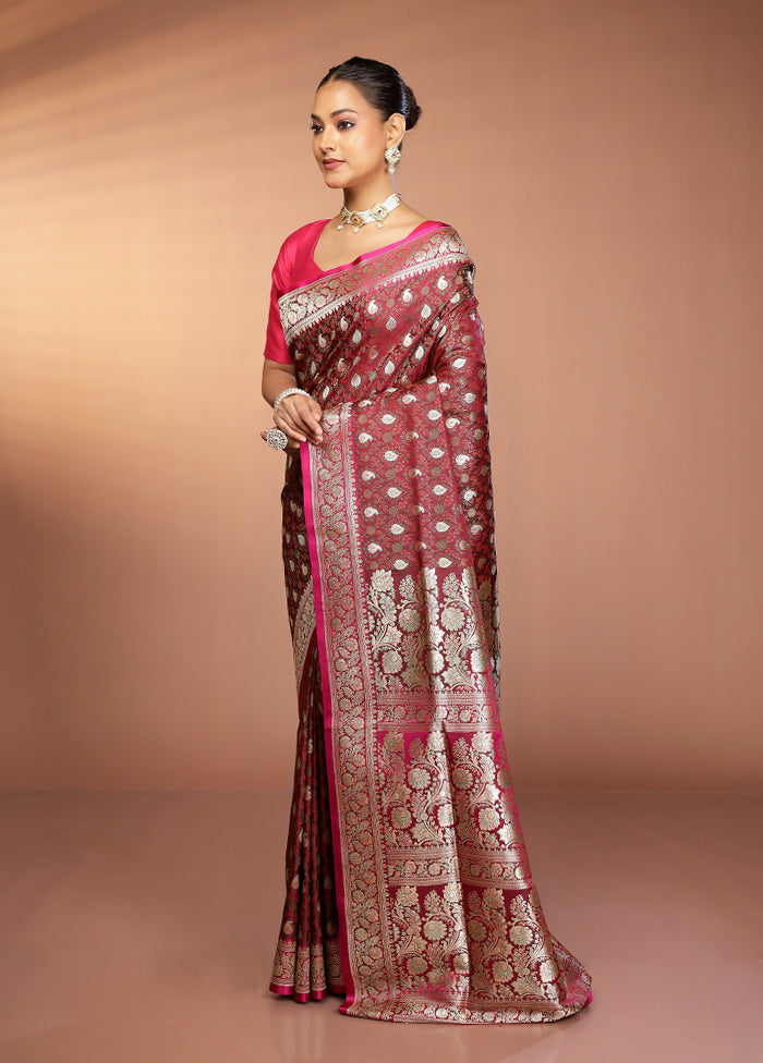 Green Handloom Tanchoi Pure Silk Saree With Blouse Piece