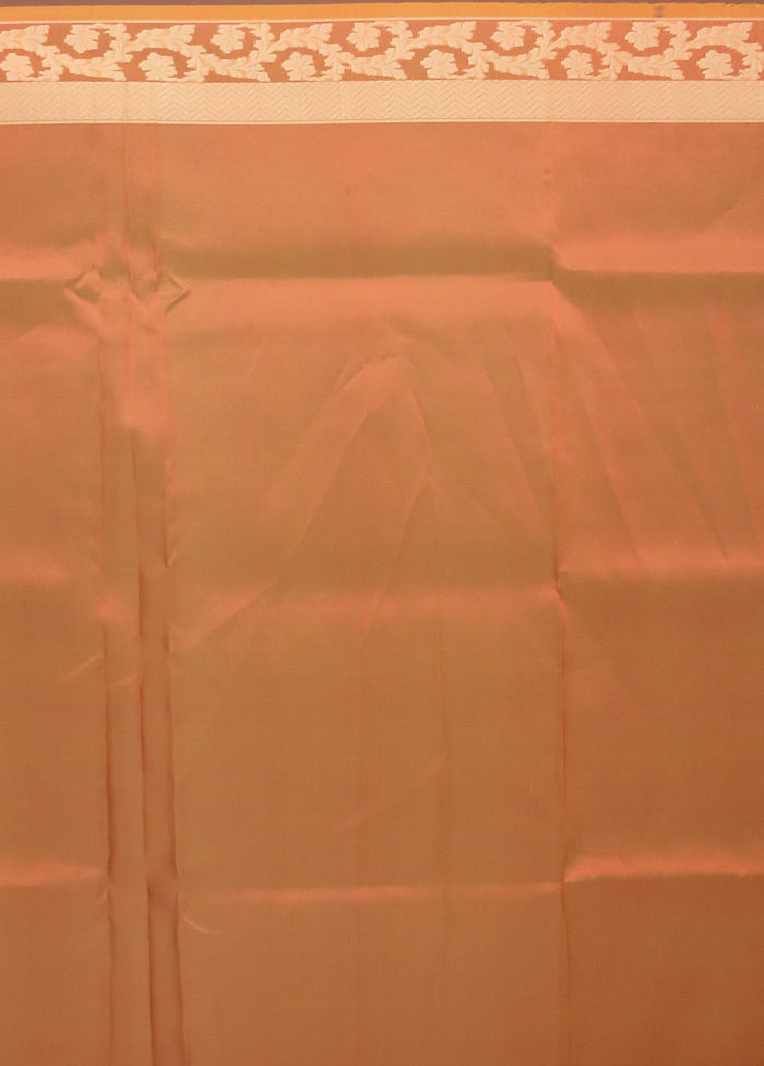 Pink Tissue Silk Saree With Blouse Piece
