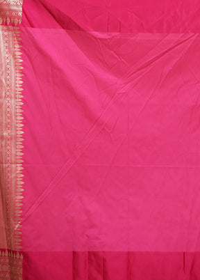 Green Dupion Silk Saree With Blouse Piece