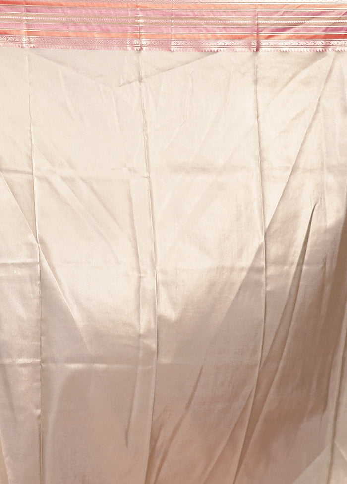 Grey Tissue Silk Saree With Blouse Piece