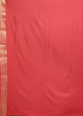 Maroon Georgette Saree With Blouse Piece