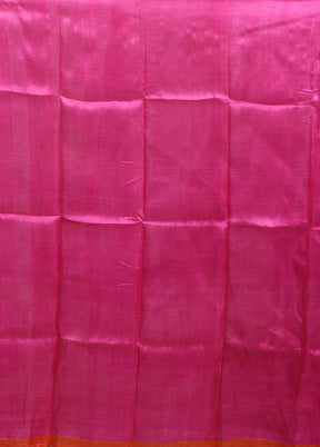 Cream Printed Pure Silk Saree Without Blouse Piece