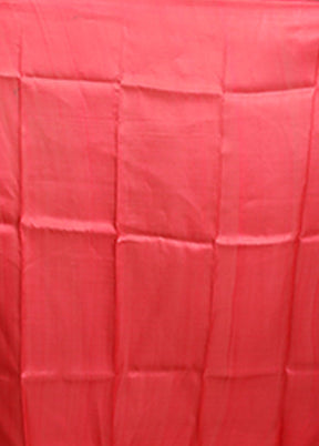 Pink Printed Pure Silk Saree Without Blouse Piece