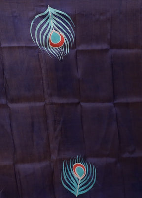 Multicolor Printed Pure Silk Saree Without Blouse Piece