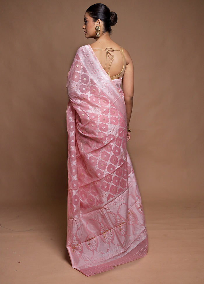 Purple Cotton Saree With Blouse Piece