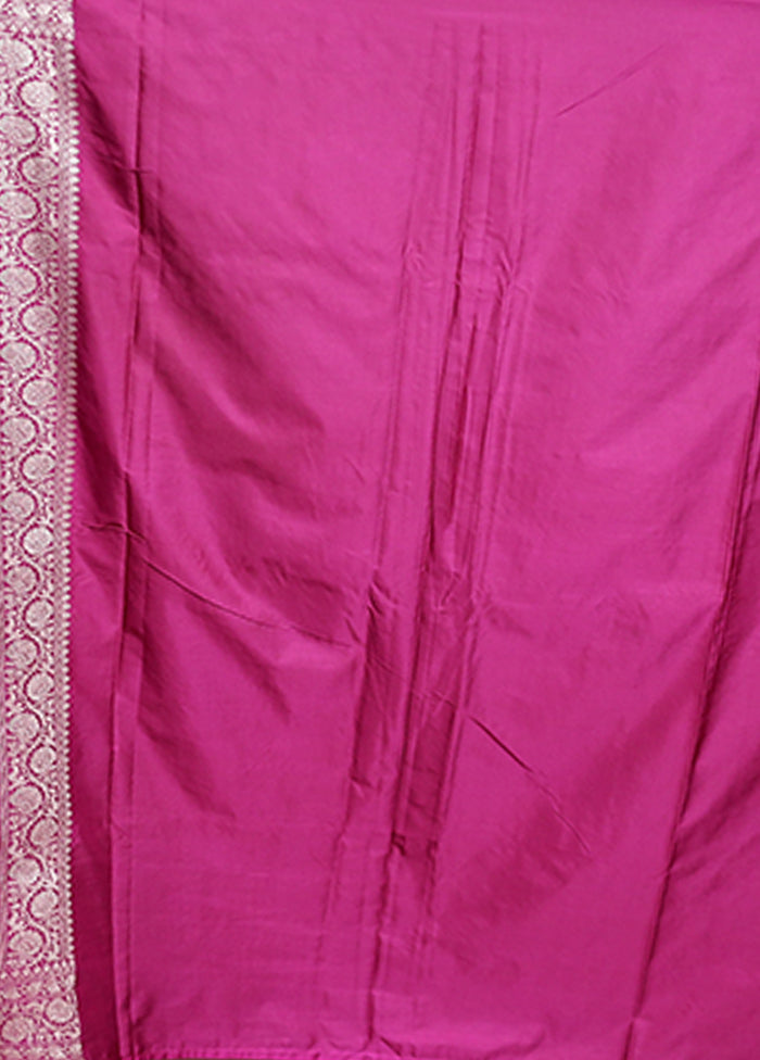 Red Katan Silk Saree With Blouse Piece